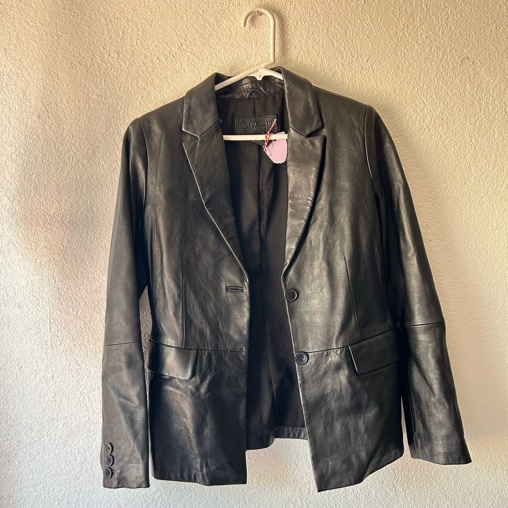 JACKLYN smith leather jacket